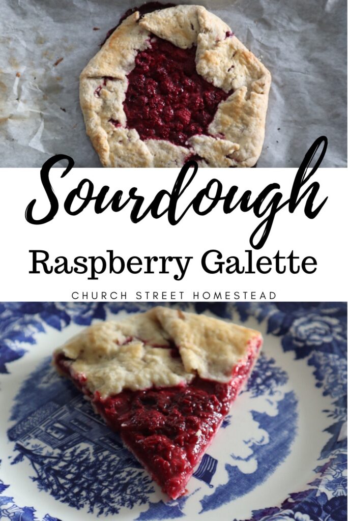 Sourdough Raspberry Galette
