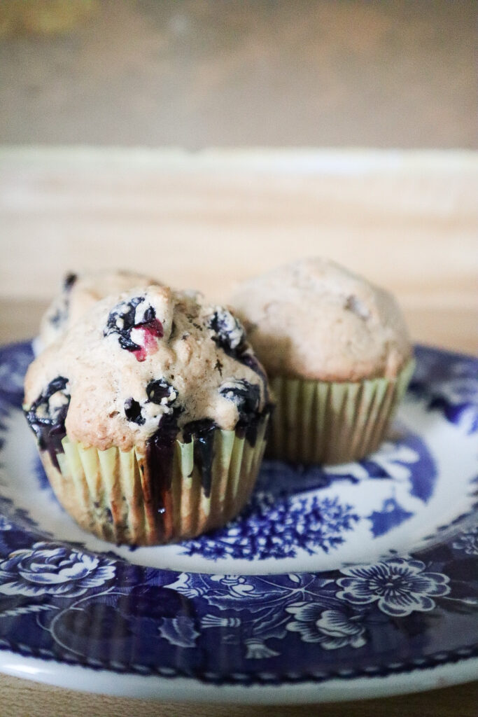 Muffins on a plate